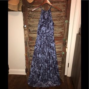 Loft midi/maxi high low dress, small